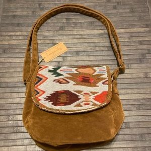 Canyon Sky Crossbody Purse With Aztec Design NWT
